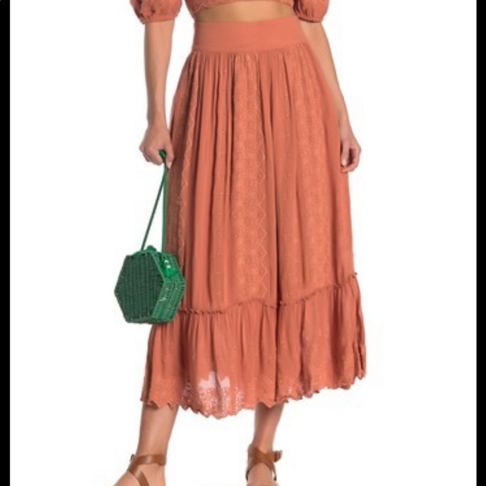 Free People Ella Maxi Skirt